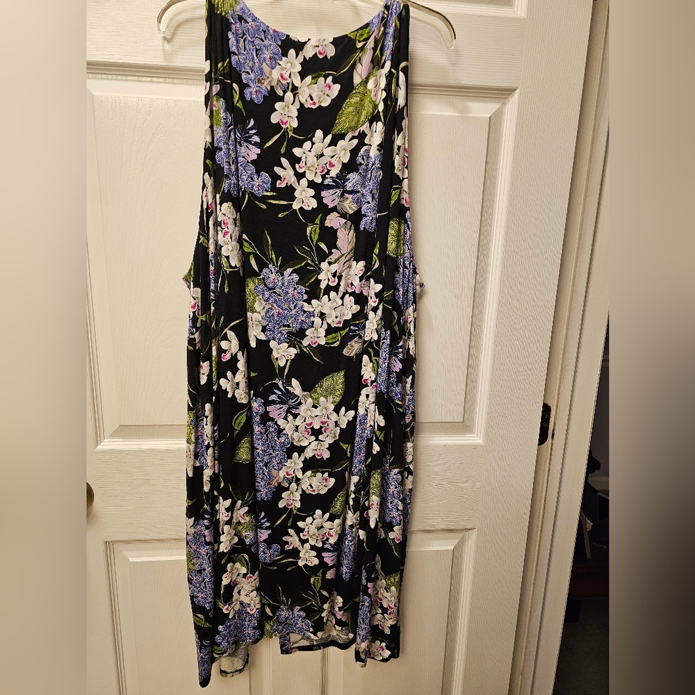 J. Jill Black Floral Dress